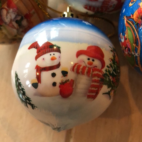 15. 2” plastic Christmas ball ornaments - Picture 2 of 13